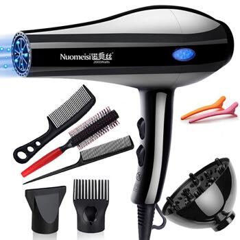 qianyue 乾越 大功率电吹风负离子静音小吹风筒 黑色