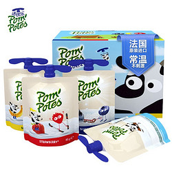 POM'POTES 法优乐 婴幼儿酸奶 法版 草莓味 85g*2袋+原味 85g*2袋+蓝莓味 85g*2袋+香蕉味 85g*2袋