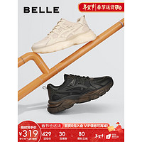 BeLLE 百丽 时尚老爹鞋男2022新款潮流厚底户外运动休闲鞋A0672AM2 黑色 41