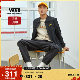 VANS 范斯 中性运动夹克 VN0A5H9EBLK 黑色 XL