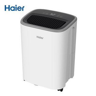 Haier 海尔 除湿机除湿器\/抽湿机家用室内卧室地下室小型双向定时防潮快速干衣功能 CF12-KAE白色