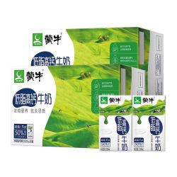 MENGNIU 蒙牛 低脂高钙牛奶250ml*24盒/整箱*2提