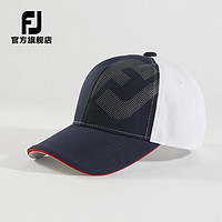 FOOTJOY 高尔夫球帽golf男士有顶球帽透气网眼舒适帽围可调球帽 FJHW2201NV蓝色