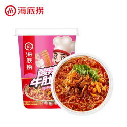 海底捞 酸辣牛肚粉 136g
