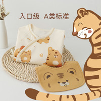 婴儿连体衣新生儿纯棉哈衣爬服初生儿秋装超萌和尚服宝宝早秋衣服