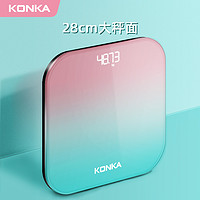 KONKA 康佳 体重秤家用小型精准耐用充电电子称测人体高精准体脂称重计的