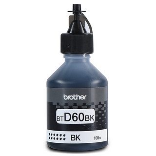 brother 兄弟 BTD60BK 打印机墨水 黑色 108ml