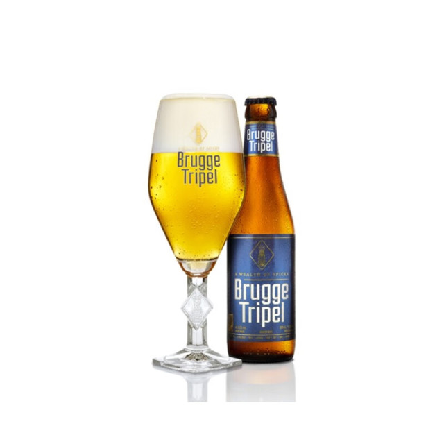 布鲁日 STEEN BRUGGE SWINKELS FAMILY BREWERSBrugge Tripel布鲁日三麦 比利时原装进口 混合香料 330ml*4瓶