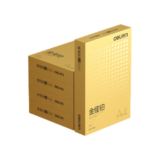 deli 得力 金佳铂 3563 A4复印纸 80g 500张/包*1包