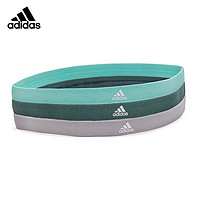 adidas 阿迪达斯 男女通用头带 篮球网球健身护额 束发跑步头带 运动头巾 三色（灰色、绿色、薄荷色）