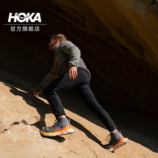 HOKA ONE ONE 男女鞋TENNINE Hike GTX109徒步鞋防水防滑减震轻便 38/235mm 莲灰/海岸蓝-女（建议拍大1码）