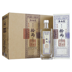 TAI YU CHAN 泰裕昌 拾两酒 52%vol 浓香型白酒 500ml*6瓶 整箱装