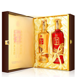 WULIANGYE 五粮液 龙马精神52度浓香型白酒 500ml*2瓶礼盒装