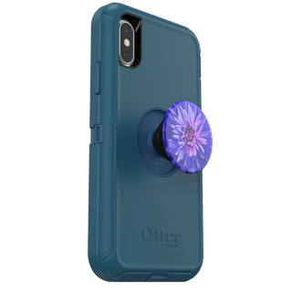 OtterBox 美国防御者苹果iPhone Xs Max手机壳POP支架联名款组合防摔手机壳三防壳 墨绿蓝色（限定款原盒内无皮带扣） Xs（5.8英寸）兼容X