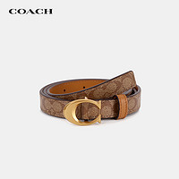 抖音超值购：COACH 蔻驰 奢侈品 女士C扣腰带皮带卡其色 89402 BKHSD