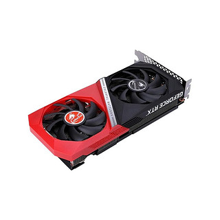 COLORFUL 七彩虹 战斧 GeForce RTX 3050 DUO V2 8G 显卡 8GB 黑红色