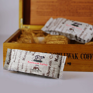 KOPILUWAK COFFEE 野鼬咖啡 苏门答腊岛 中度烘焙 猫屎咖啡豆 100g*2袋 礼盒装