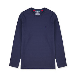 TOMMY HILFIGER 汤米·希尔费格 男士纯色长袖T恤 09T3118