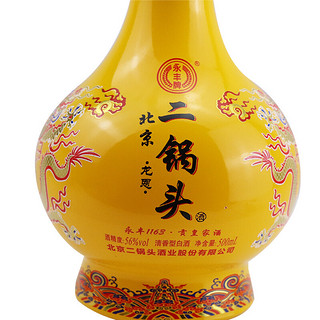 YONGFENG 永丰牌 北京龙恩 二锅头 56%vol 清香型白酒 500ml*6瓶 礼盒装