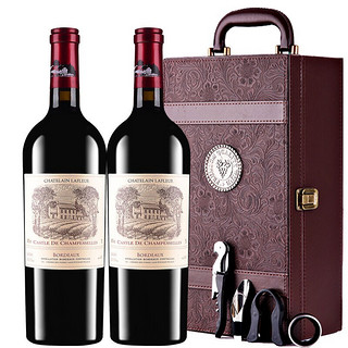 CHATELAIN LAFLEUR 拉斐 香榭城堡 波尔多干型红葡萄酒 2瓶*750ml套装
