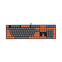 CHERRY 樱桃 KC200 108键 有线机械键盘 橙灰拼色 Cherry红轴 无光