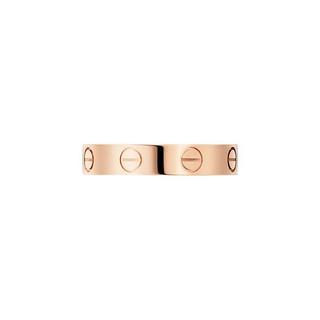 Cartier 卡地亚 love系列 B4085200 中性螺钉纹18K玫瑰金戒指 51mm