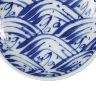 TOKI MINOYAKI 美浓烧 蓝草纹 味碟 3.5英寸