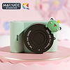 麦巧适（MAQUCC）儿童相机生日礼物高清WIFI传输4800W双摄3.0触摸屏送32G 复古绿