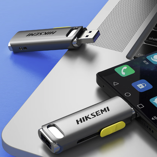 HIKVISION 海康威视 HS-USB-R36C USB 3.2 固态U盘 深灰色 256GB Type-C/USB-A双口