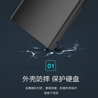 Lenovo 联想 Type-C移动硬盘盒2.5英寸USB3.0 SATA串口笔记本台式外置壳固态机械ssd硬盘 Type-c款