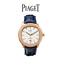 Piaget/伯爵POLO男士18k玫瑰金表壳机械腕表G0A43010