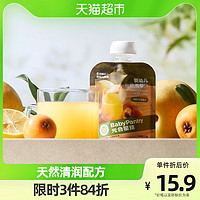 BabyPantry 光合星球 babycare光合星球辅食宝宝果泥清润雪梨汁维生素C果汁60g×1袋