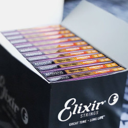 Elixir 伊利克斯 吉他弦 民谣琴弦套弦木吉它磷铜16052