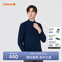 Lafuma 乐飞叶 秋冬新款保暖摇粒绒男半高领抓绒长袖T恤LMTS1DL97