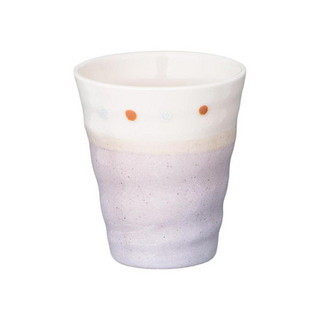 TOKI MINOYAKI 美浓烧 点彩渐变 陶瓷杯 250ml 珠光紫