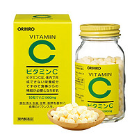 ORIHIRO 欧力喜乐  日本进口维生素c咀嚼片 柠檬味300粒/瓶