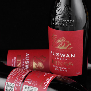 AUSWAN CREEK 天鹅庄 bin88窖藏 南澳西拉干型红葡萄酒 2瓶*750ml套装 木盒礼盒装