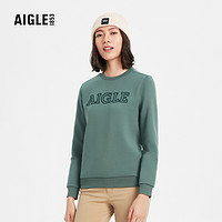 AIGLE 艾高 2022年早春新品DARCEY女时尚休闲胸前LOGO经典圆领卫衣