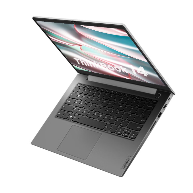 Lenovo 联想 ThinkBook 14 2023款 七代锐龙款 14英寸 轻薄本 银色（锐龙R5-7530U、核芯显卡、16GB、512GB SSD、1080P、IPS、60Hz、21JE0000CD）