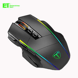 E.T T99专业电竞游戏鼠标蓝牙有线无线三模宏编程RGB台式机笔记本电脑办公可充电人体公学