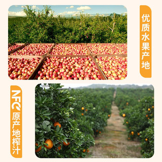 农夫山泉 NONGFU SPRING 低温nfc果汁 冷藏果汁饮料 多口味选择 鲜榨果汁300ml 橙汁3瓶+苹果汁3瓶+芒果汁3瓶+凤梨混合汁3瓶 苹果汁8瓶