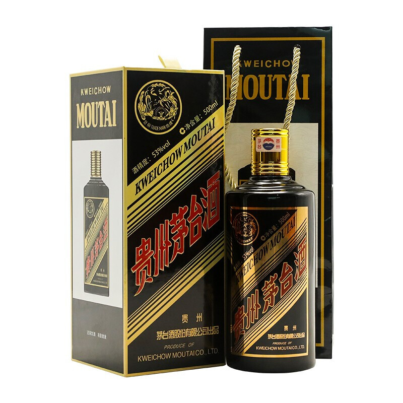 MOUTAI 茅台贵州茅台酒飞天茅台53度澳门黑金酱香型白酒【报价