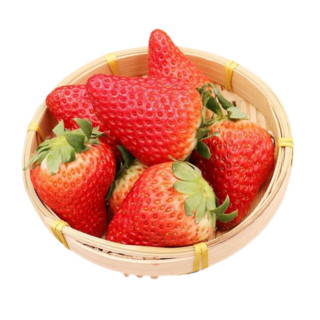 鲜姿 红颜奶油草莓 1.5kg 黑金礼盒