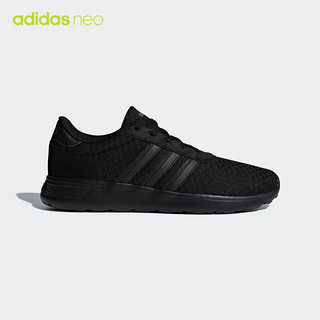 adidas 阿迪达斯 官方neo LITE RACER男女休闲运动鞋DB0646 黑 44.5(275mm)