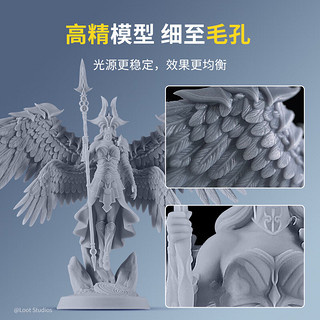 ANYCUBIC 3d打印机10寸8K光固化M3 Premium黑白屏高精度创客儿童家用手办 M3 Premium+清洗机plus