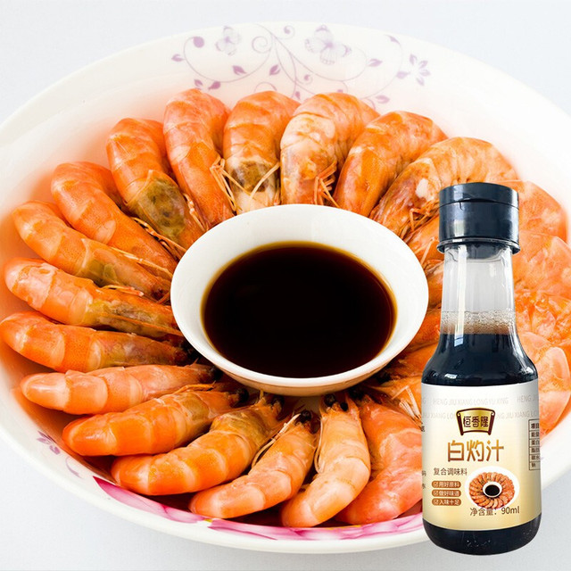 有券的上：恒香隆 白灼汁 90ml*3瓶