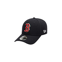 NEW ERA 纽亦华 韩国直邮NEW ERA纽亦华波士顿红袜队硬顶棒球帽深蓝色时尚百搭帽