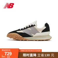 NB官方男鞋女鞋XC72系列轻便透气休闲运动鞋 黑色/米白色 UXC72EC 39.5(脚长24.5cm)