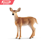 PLUS会员：Schleich 思乐 仿真动物模型玩具 白尾母鹿