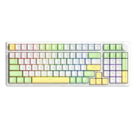 AJAZZ 黑爵 AK992 三模机械键盘 99键  茶轴 RGB